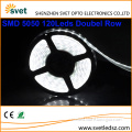 5M 600 leds 120 leds/m Double Row 5050 SMD White IP67 Tube Waterproof LED Strip Light